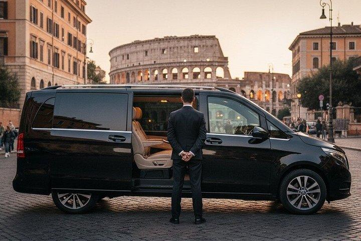 ローマのプライベート豪華メルセデス運転ツアー ベストセレクション