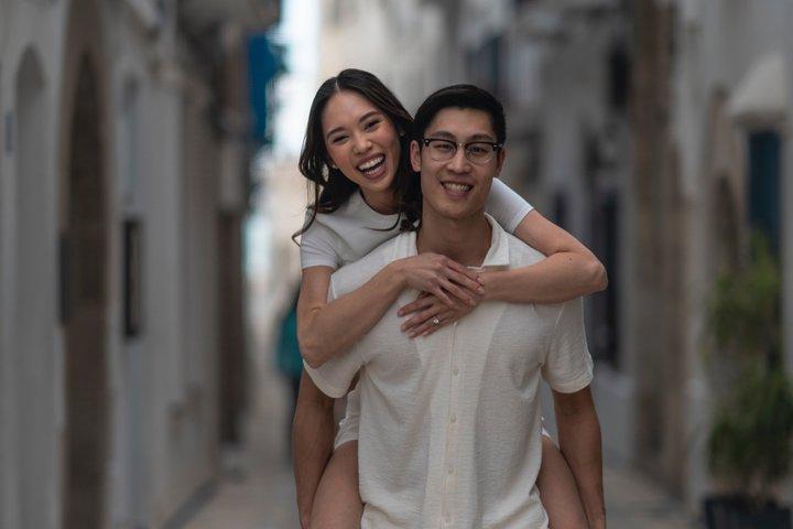 Servizio fotografico privato a Sitges per coppie Famiglie e single