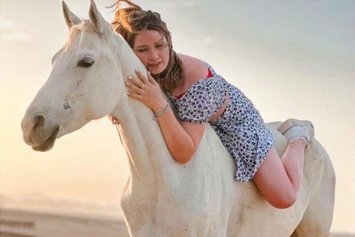 Privat ridetur i ørkenen og på stranden i Hurghada i topklasse. Varighed: 2 timer.