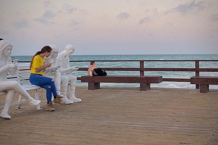Progreso Beach en Isla Columpios Tour