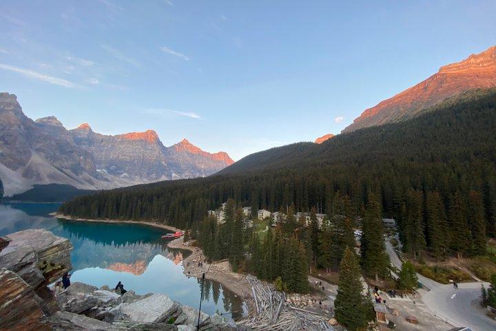 Sunrise Tour Moraine Lake et Lake Louise 2 heures par lieu