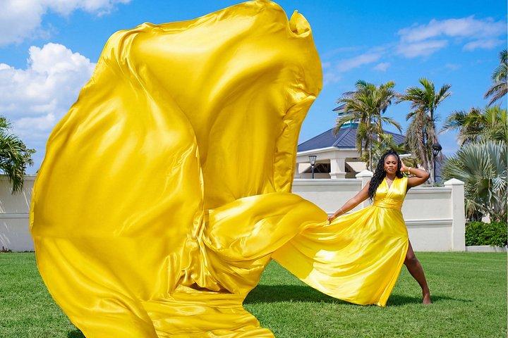 モンテゴベイでのフライングドレス撮影