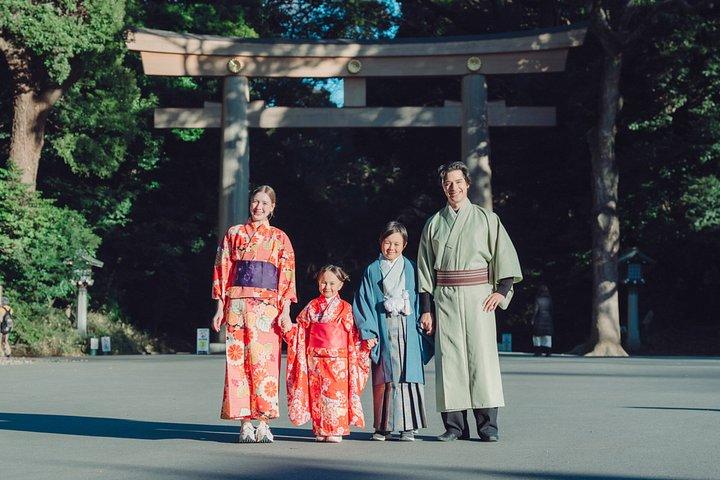 原宿着物レンタル＜ワサビ＞5分着付け＆フォト散策