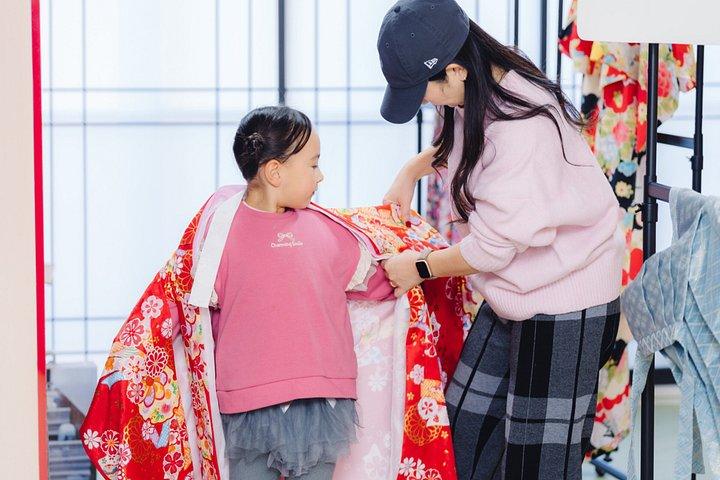 原宿着物レンタル＜ワサビ＞5分着付け＆フォト散策
