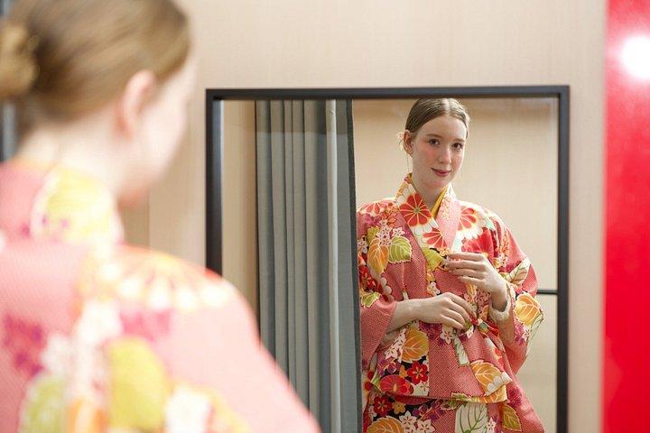 原宿着物レンタル＜ワサビ＞5分着付け＆フォト散策
