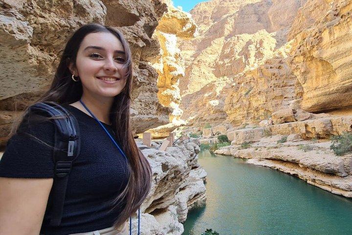 Private Wadi Shab Adventure, Bimmah Sinkhole & Fins Beach Tour
