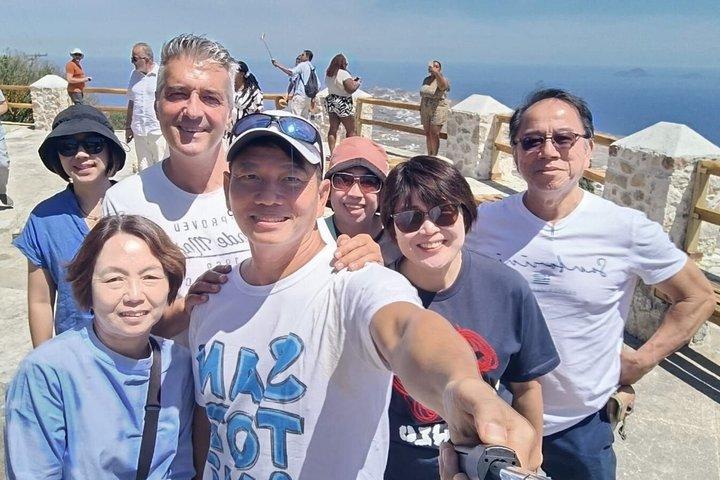 Experiencia de transferencia de agua de Oia : Crucero de ida, conducir de vuelta a Fira