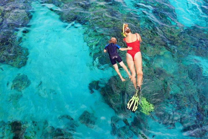 Snorkelsafari van 3 uur per boot op Menorca