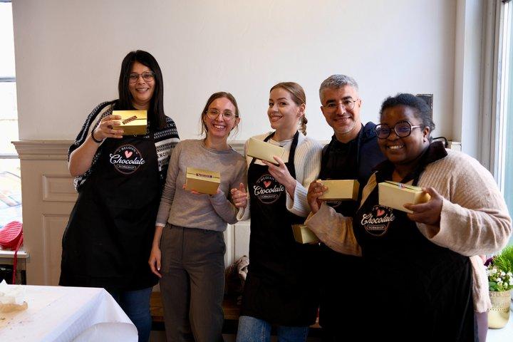 Atelier de chocolat belge à Bruges