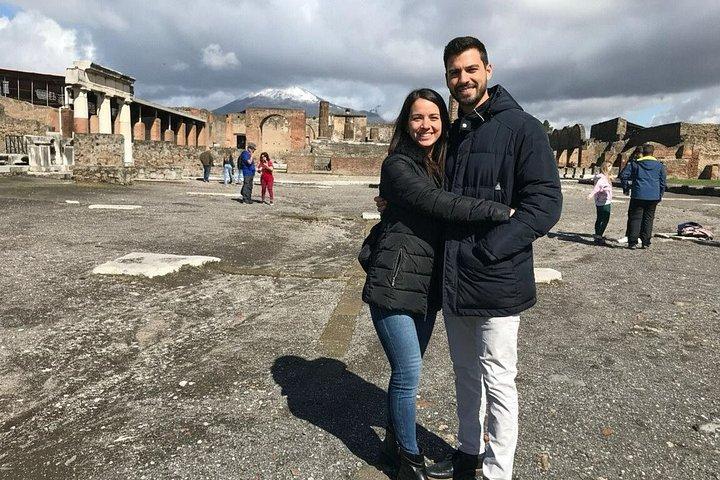 ローマ発ポンペイとヴェスヴィオ山日帰り旅行（ランチ付き）