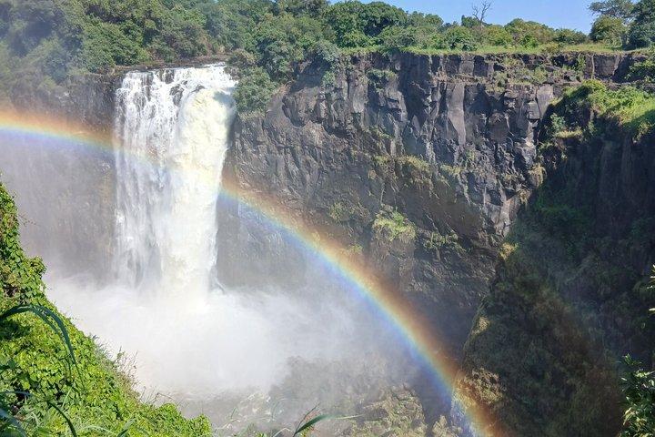 ビクトリアフォールズプライベートガイドツアージンバブエ・ザンビア両側