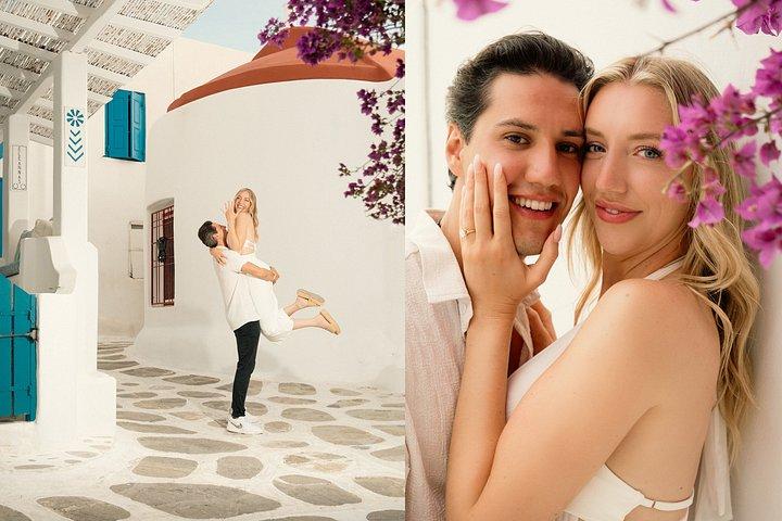 Photo shooting session in Mykonos town