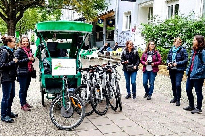 Op til 12 pers. Private E-cykler & cykler & scootere og 1 Rickshaw