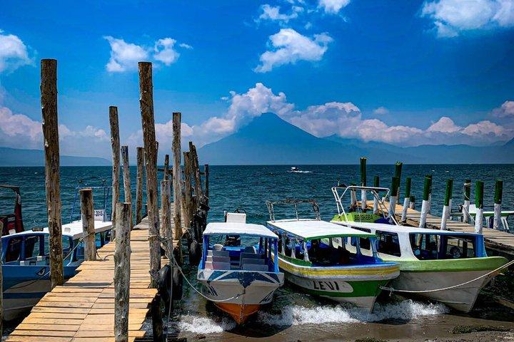 Navigation på Atitlán-søen og Iximché fra Guatemala City