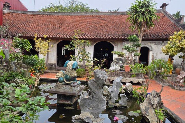 Excursão de dia inteiro Bat Trang & Van Giang Village com aula de culinária
