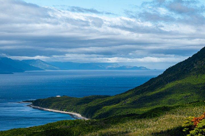 プライベートパタゴニアアンデス海から山頂まで終日ハイキング