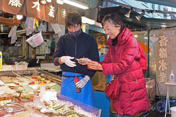 Tokyo Tsukiji Fischmarkt : Traditionelle Kultur & Street Food Tour