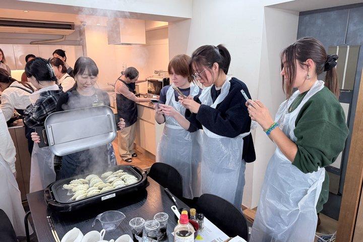 Gyoza fazendo a partir do zero - Tokyo Ultimate Cooking Class