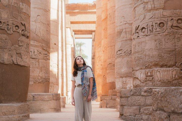 Hurghada till Luxor Valley of the Kings och Karnak Temple