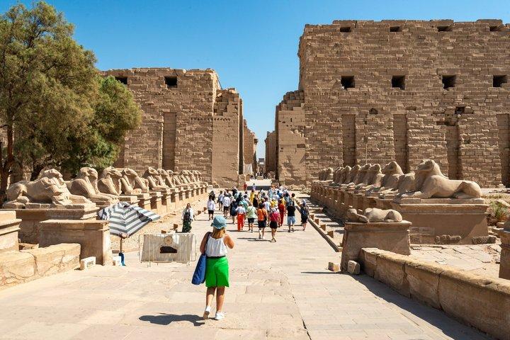 Hurghada till Luxor Valley of the Kings och Karnak Temple