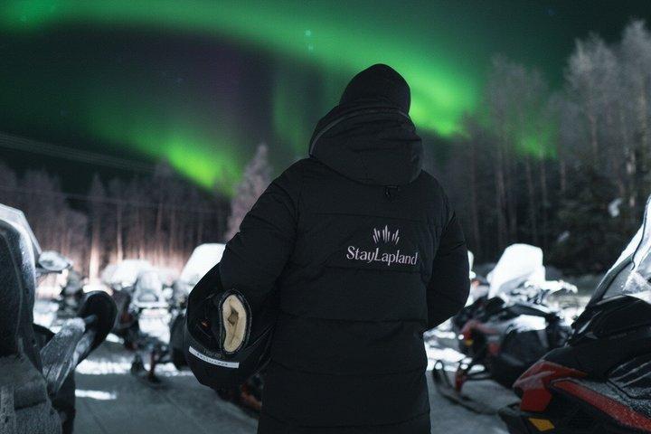 Norrskenstur Snöskoterkörning
