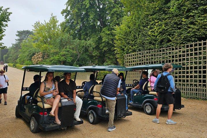 Versailles Golf Warenkorb Führung und romantisches Boot mit Champagner