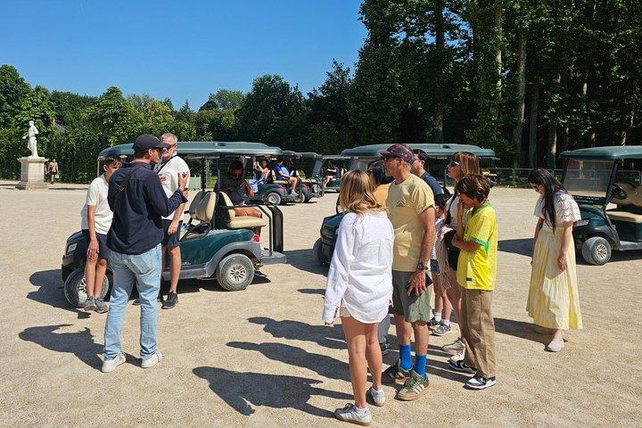Versailles Golf Warenkorb Führung und romantisches Boot mit Champagner