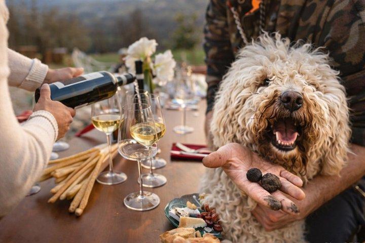 Chasse aux truffes et dégustation de vins dans le Piémont