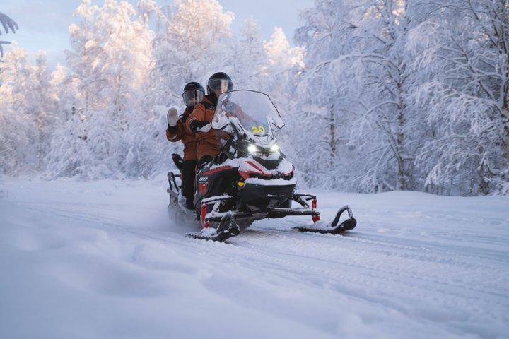 Schneemobilsafari in die arktische Natur