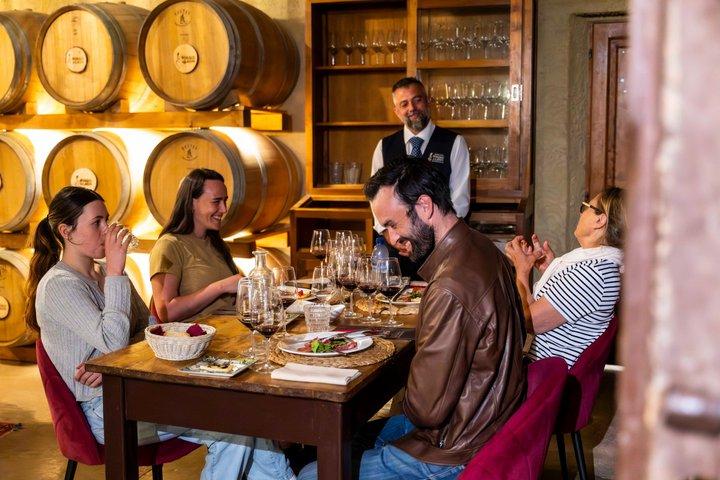 Déjeuner avec dégustation de vin à la cave Poggio ai Laghi