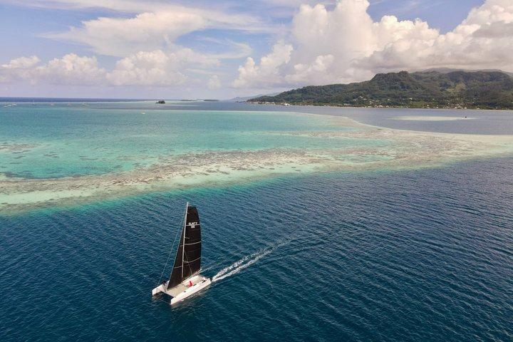 Demi-journée en catamaran à la voile dans le lagon Sailinity