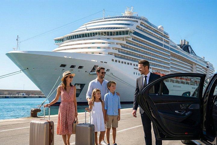 Transfer vom Kreuzfahrthafen Civitavecchia nach Rom oder FCO