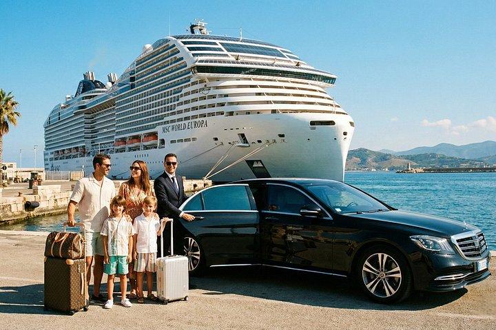 Transfer vom Kreuzfahrthafen Civitavecchia nach Rom oder FCO