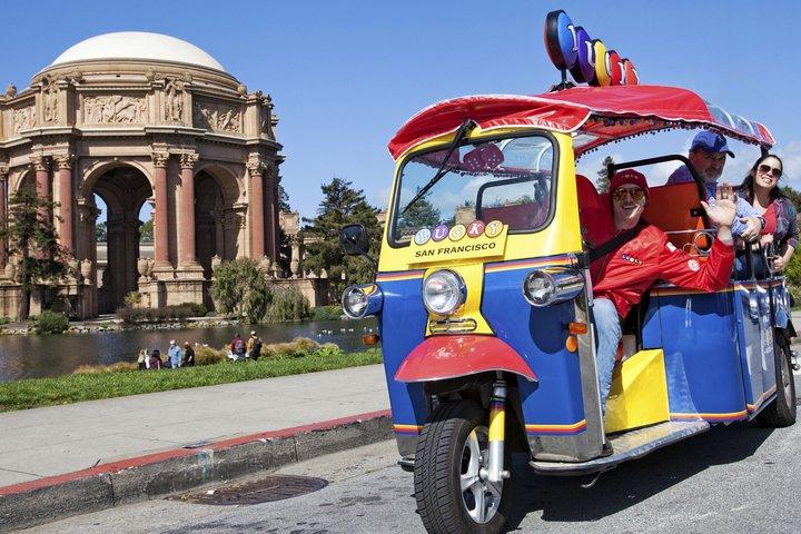 Bay Cruise plus San Francisco privat tur Lucky Tuk Tuk