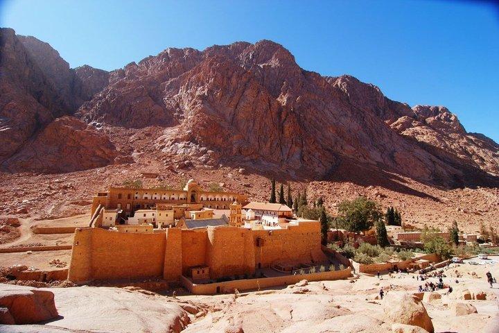 Saint Catherine Monastery and Dahab from Sharm El Sheikh by bus