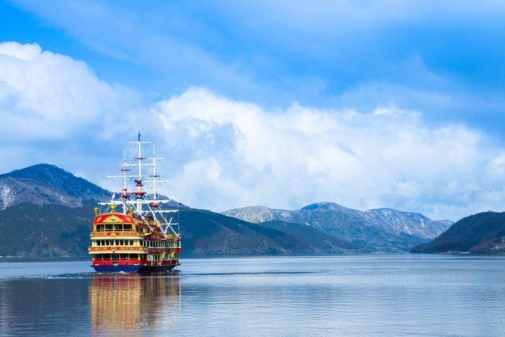 Owakudani e Lake Ashi Cruise Tour em Hakone com vista para o Monte Fuji