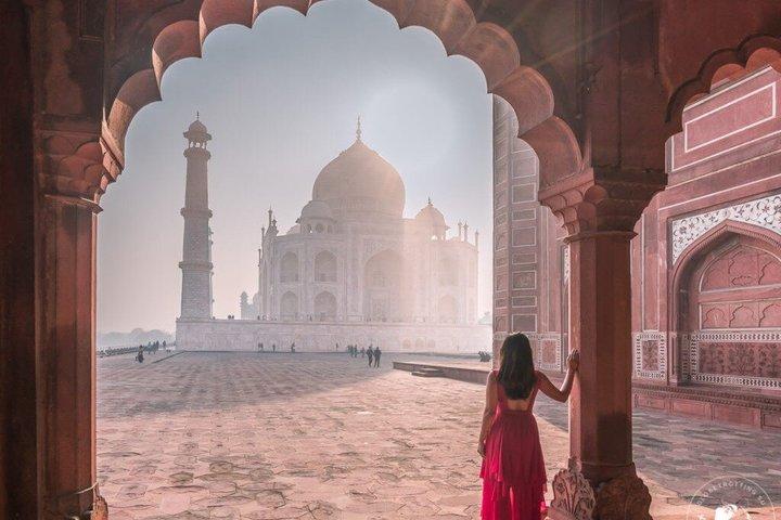 Privétour Taj Mahal vanuit Jaipur met de auto
