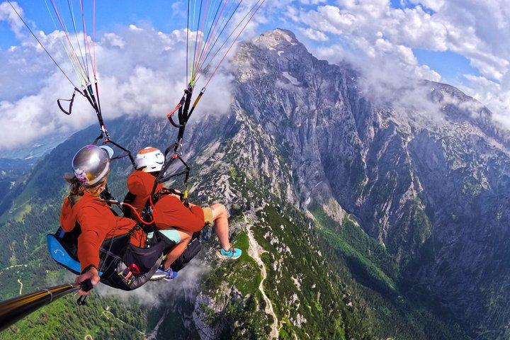 Parapendio tandem a Salisburgo dal monte Gaisberg