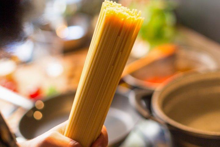 パレルモで料理教室-生パスタとティラミス