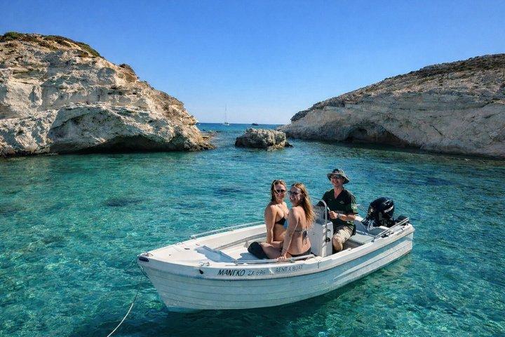 Milos Private Speedboat Tour com o capitão