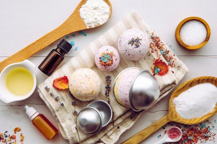 パリ郡バスボムと入浴剤作りワークショップ