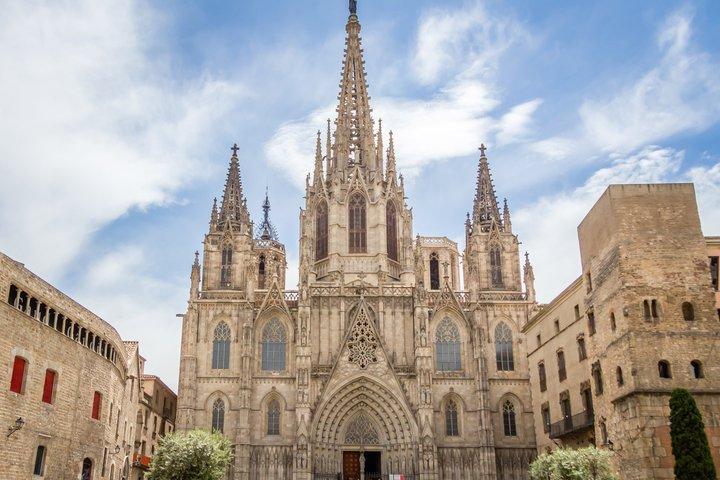 Visite guidée privée du quartier gothique de Barcelone et du Born