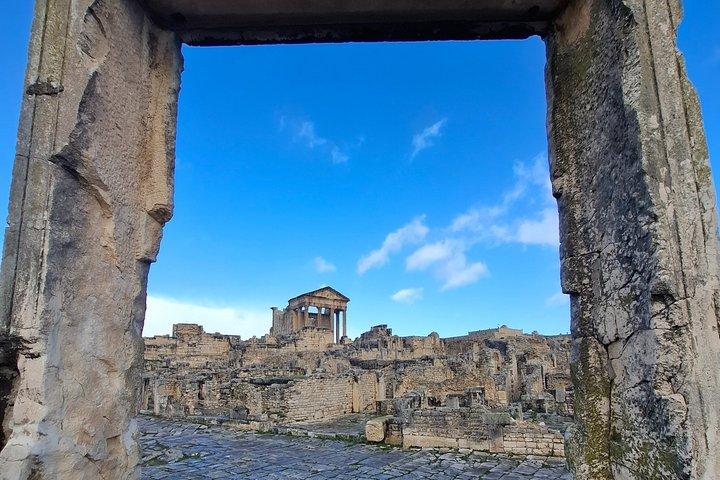 Gita di un giorno privata Dougga Bulla Regia e Chemtou dell'UNESCO da Tunisi
