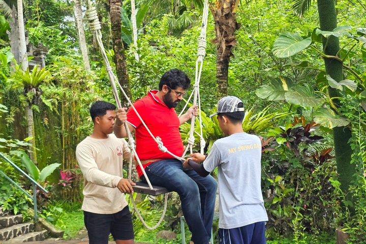 Ubud tur: Monkey Forest, Jungle Swing, Tegalalang ris terrasse