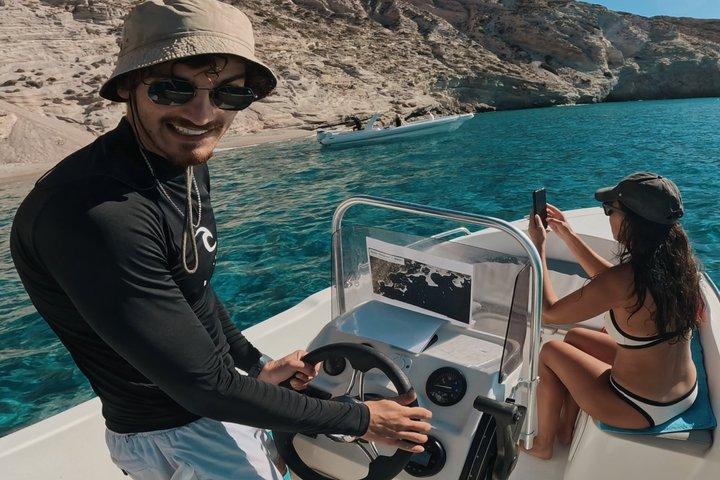 Milos Private Speedboat Tour com o capitão