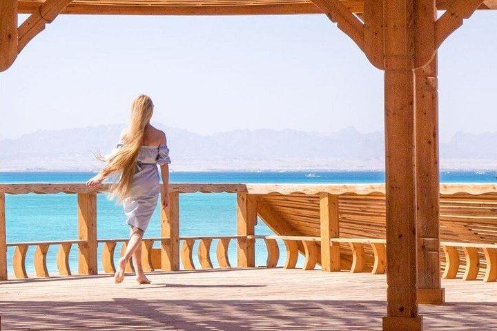 Hurghada - VIP Orange Bay bådtur, frokost og transfer