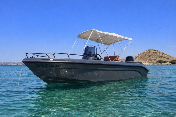 Ontdek de Egeïsche luxe speedboot met schipper in Milos