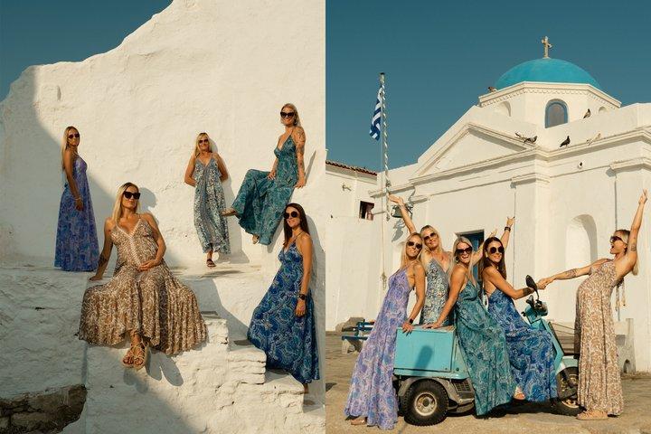 Photo shooting session in Mykonos town