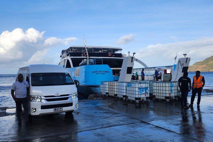 Trasferimento dall’aeroporto di Bequia Ferry – Pickup privato da SVG