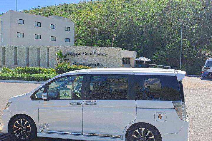 民間MBJ空港からファルマスホテルズへの送迎は4名様以上。